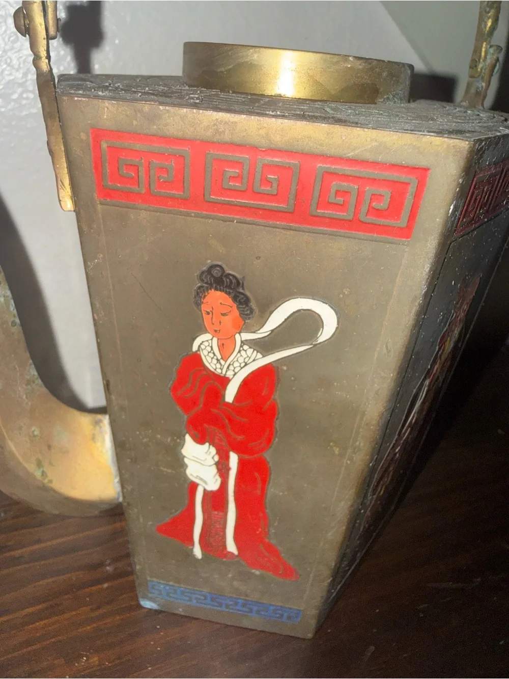 Vintage Chinese Brass Teapot